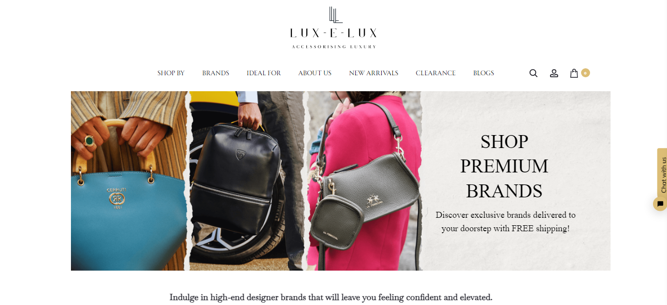 luxury brand ecommerce